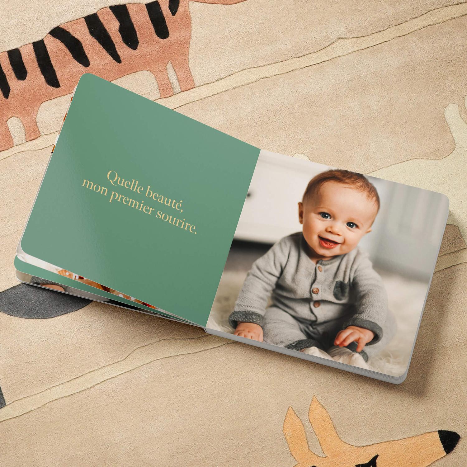 Innocence - Cardboard photo album for babies and children - My first photo album